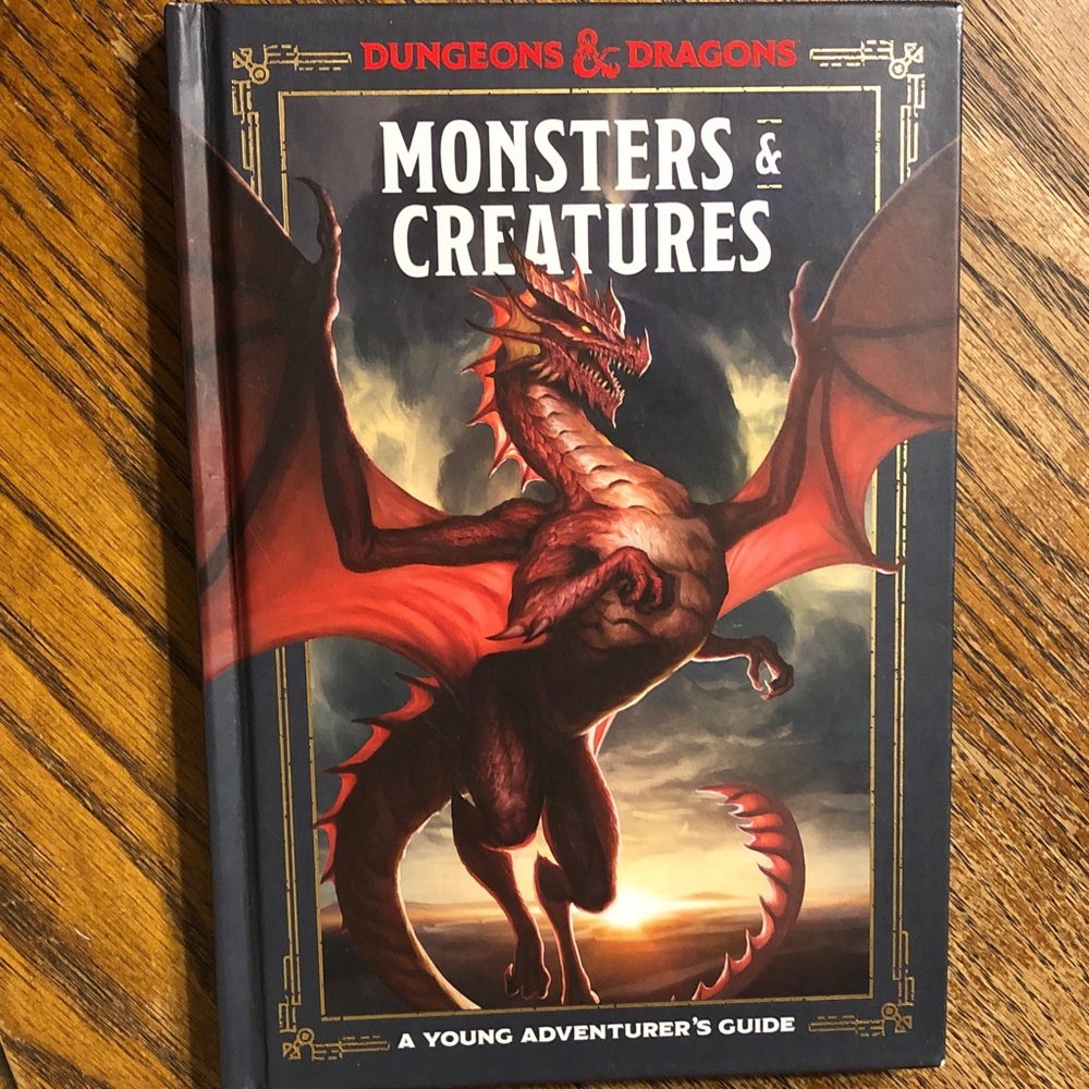 Dungeons & Dragons Monsters & Creatures Hardcover Guide - Red